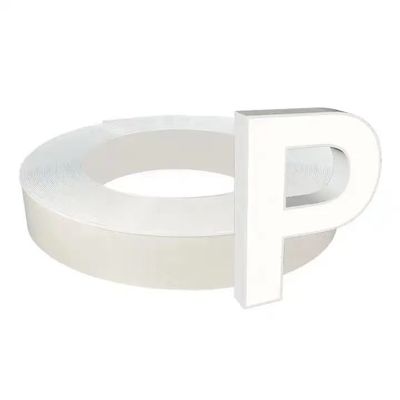 100mm di alluminio Canal Letter Trim Sign Trim Cap Per Negozio