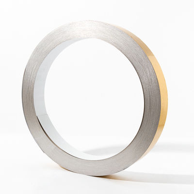 Carta di canale rivestita a colori Striscia di alluminio Nastro di bordo di parola bobina piatta senza bordo piegato