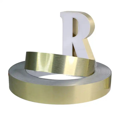 Spirale di canale in bronzo in alluminio per soluzioni di segnaletica con lettere di canale
