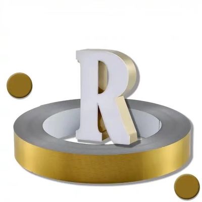 0Spessore di.6 mm Canali di taglio in alluminio per segnali