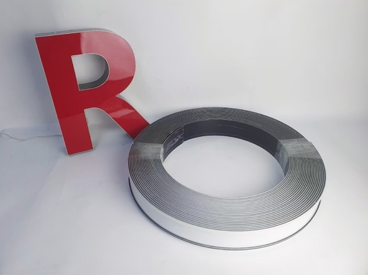 Aluminico PVC Letterform senza taglio 3cm-14cm Aluminico Trim Cap Letters