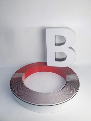 Aluminico PVC Letterform senza taglio 3cm-14cm Aluminico Trim Cap Letters