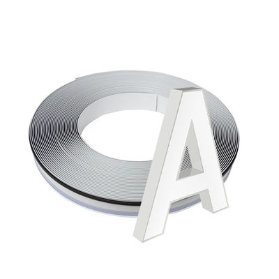 7cm 9cm 11cm Aluminium Channelume Poliester Rivestimento Canale Letter Coil