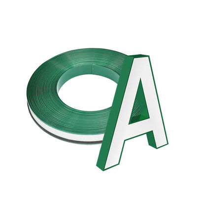 90 mm Largo Cappa Trim Signage Channelume bobina di alluminio per lettera di canale