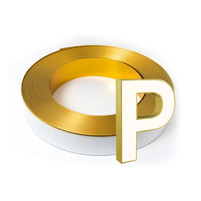 Cappotto di taglio segnaletica materiale del canale di taglio di alluminio ODM Lettere