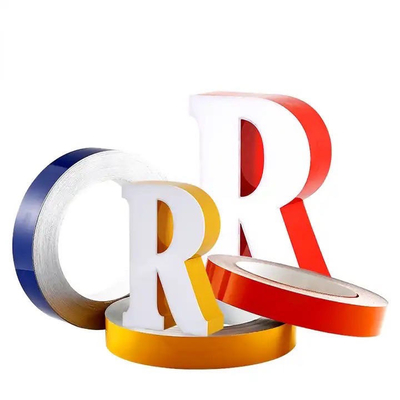 Perforazione del canale di lettere bobina di alluminio con retroilluminazione a led bobine di lettere 50MPa resistenza massima
