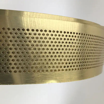 Rubinetto in alluminio dorato con spirale di alluminio spazzolato