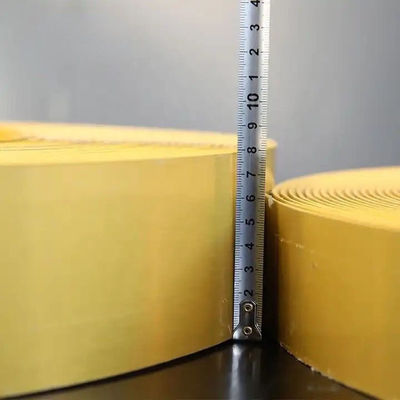 Cappuccio di taglio in alluminio in oro spazzolato con bobina in lega di alluminio di durezza in alluminio