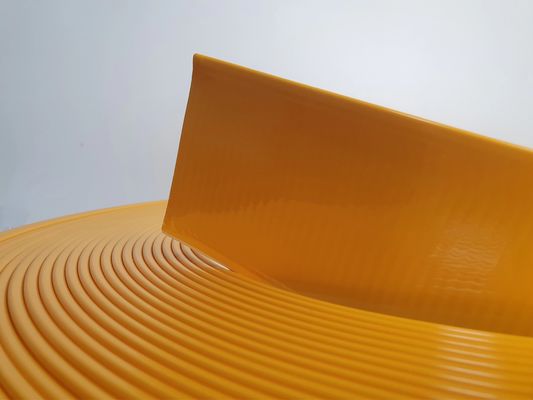 Lettera di canale in alluminio con tappo di taglio con larghezza di 70 mm in giallo Lettera di canale in alluminio