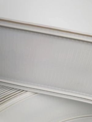 Cappuccio a forma di lettera di colore bianco con durezza in alluminio 70 mm 76 mm 93 mm