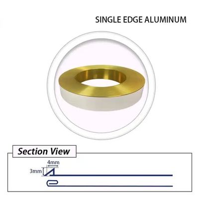 Profili di taglio in alluminio versatile Cappuccio di taglio in alluminio per cartelloni esterni